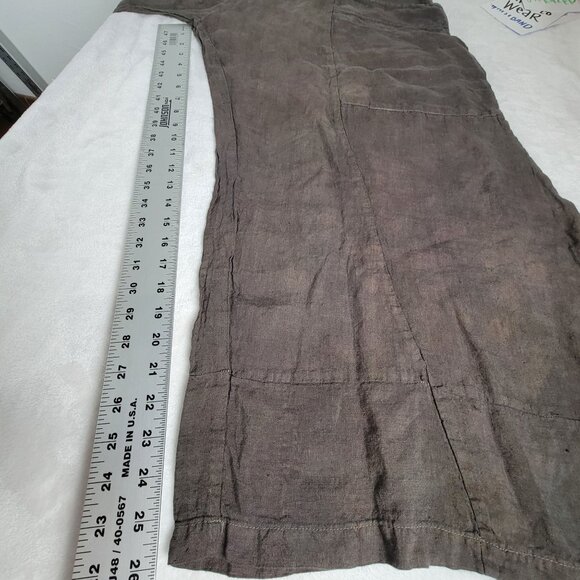 Blue Fish Womens 3159 Hand dyed Klee Pants Umber Coal Size 1 Art to Wear New - Picture 10 of 15